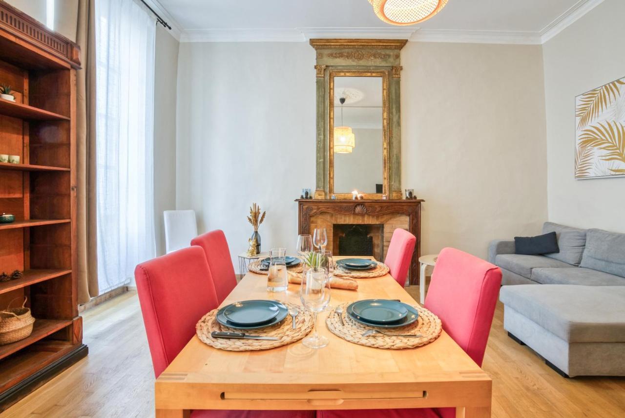 Superbe Appartement 95M2 Proche Arenes- Parking Offert نيم المظهر الخارجي الصورة